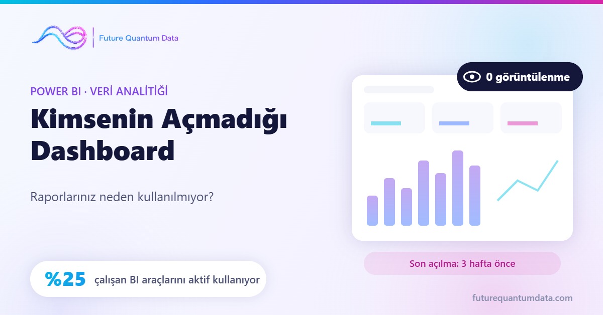 Kimsenin Açmadığı Dashboard: Power BI Raporlarınız Neden Kullanılmıyor?