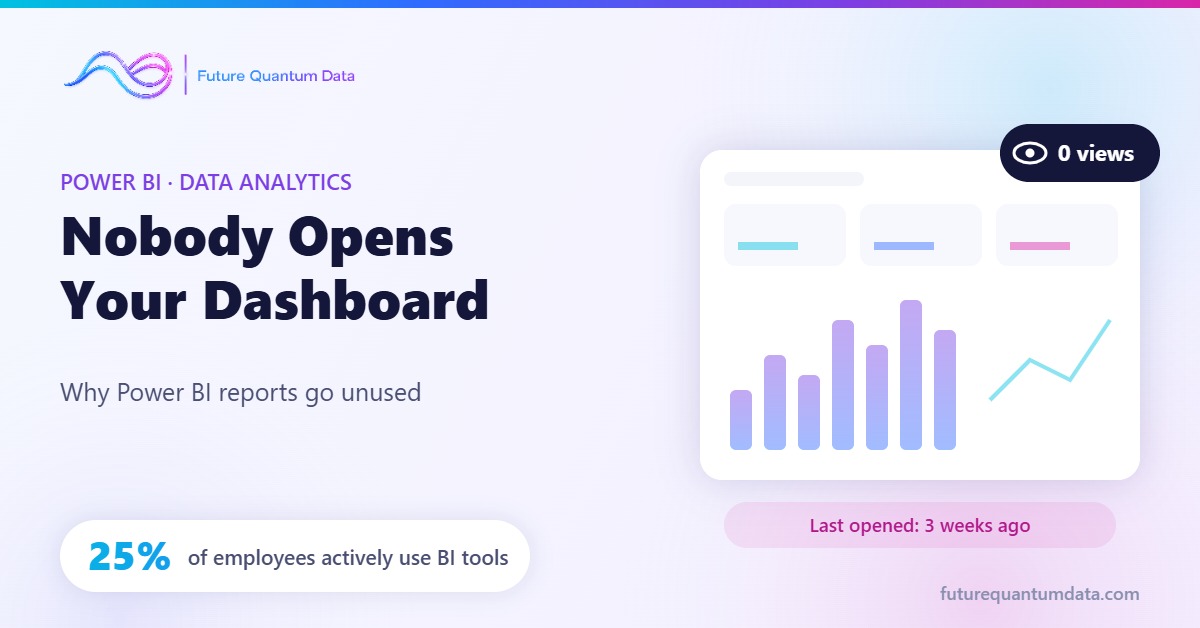 Future Quantum Data – Nobody Opens Your Dashboard: why Power BI reports go unused